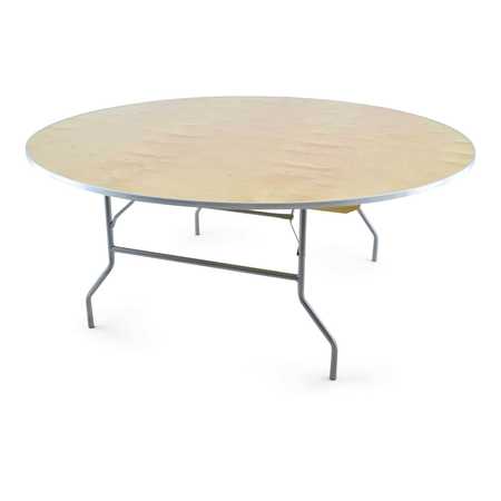 ATLAS COMMERCIAL PRODUCTS TitanPRO™ Heavy Duty Birchwood Folding Banquet Table, 72" Round HD5-72R